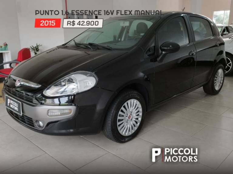FIAT - PUNTO - 2014/2015 - Preta - R$ 42.900,00